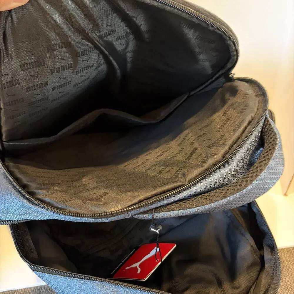 Puma Challenger Water Resistant Backpack, blue NWT